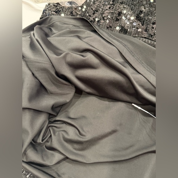 Ramy Brook Sequin Lila Black Dress Size 6 NWT - Picture 8 of 10